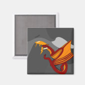 Aimant Inferno le dragon de feu (Recto/Verso)
