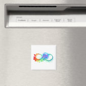 Aimant Infini avec méduse arc-en-ciel (In Situ (Lave-vaisselle))