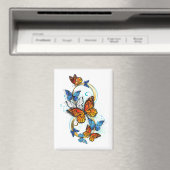 Aimant Infinité de papillons monarques (In Situ (Lave-vaisselle))