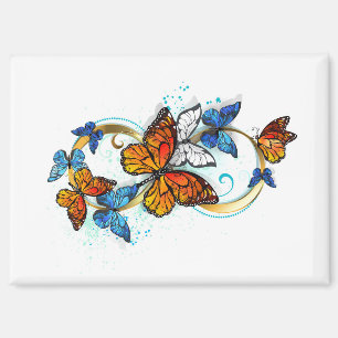 Aimant Infinité de papillons monarques