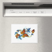 Aimant Infinité de papillons monarques (In Situ (Lave-vaisselle))