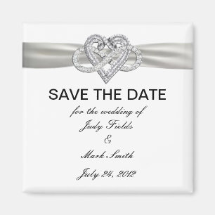 Aimant Infinity Heart Enregistrer l'aimant Date