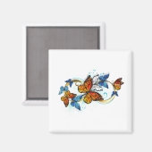 Aimant Infinity of Monarch Butterflies (Recto/Verso)