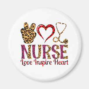 Aimant Infirmière Amour Inspirer Coeur - Infirmière Motiv