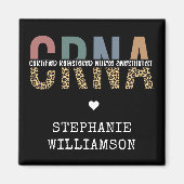 Aimant Infirmière anesthésiste certifiée CRNA personnalis (Devant)