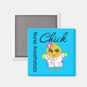 Aimant Infirmière anesthésiste poussette v2 (Recto/Verso)