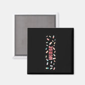 Aimant Infirmière Cadeau Infirmière Pen Envelopper Bund (Recto/Verso)
