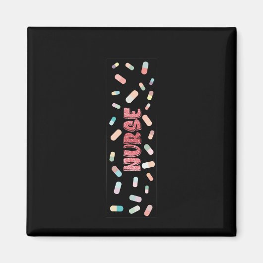 Aimant Infirmière Cadeau Infirmière Pen Envelopper Bund (Devant)