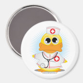 Aimant Infirmière Canard (Recto/Verso)