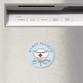 Aimant Infirmière Casquette Ajouter un nom (In Situ (Lave-vaisselle))