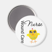 Aimant Infirmière Chick v1 Infirmière en soins dentaires (Recto/Verso)