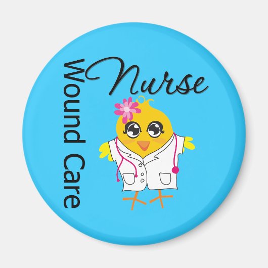 Aimant Infirmière Chick v2 Infirmière en soins dentaires (Devant)