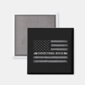 Aimant Infirmière correctionnelle États-Unis Indicateur S (Recto/Verso)