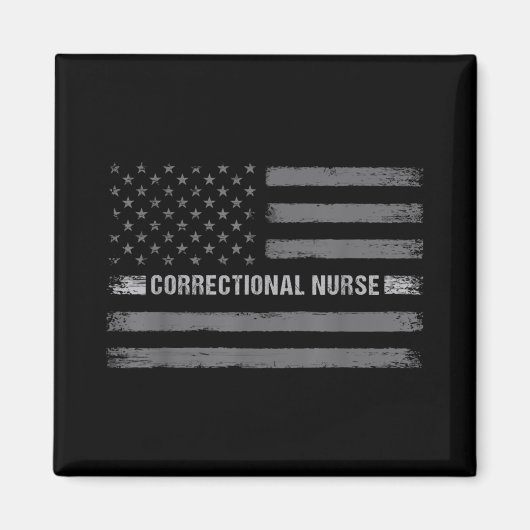 Aimant Infirmière correctionnelle États-Unis Indicateur S (Devant)