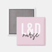 Aimant Infirmière de la main-d'oeuvre et de l'accouchemen (Recto/Verso)