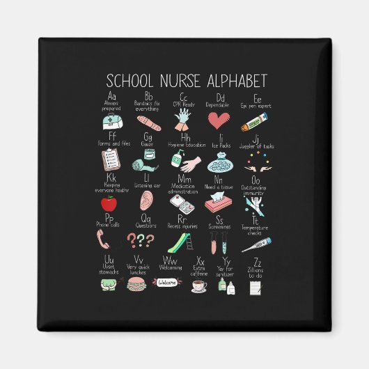 Aimant Infirmière de l'école de l'Université de l'Alberta (Devant)