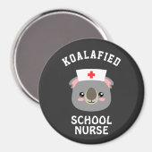 Aimant Infirmière de l'école Koalafied (Recto/Verso)