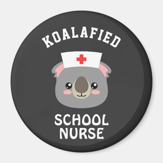 Aimant Infirmière de l'école Koalafied (Devant)