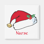 Aimant infirmière de Noël (Devant)