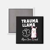 Aimant Infirmière drôle (Recto/Verso)