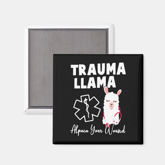 Aimant Infirmière drôle (Recto/Verso)