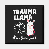 Aimant Infirmière drôle (Devant)