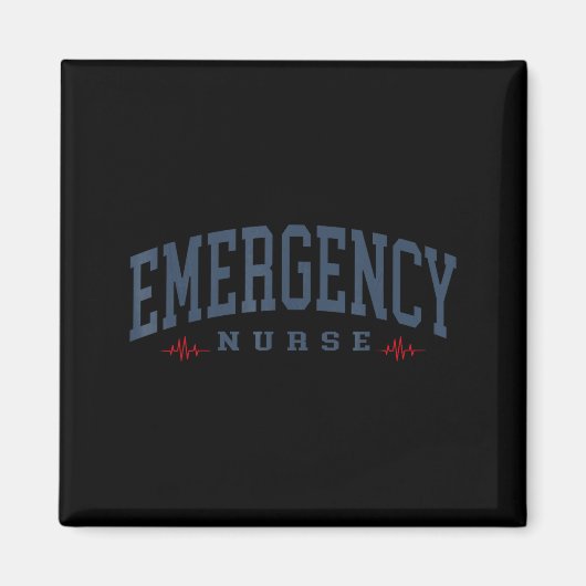 Aimant Infirmière d'urgence Service d'urgence Urgence (Devant)