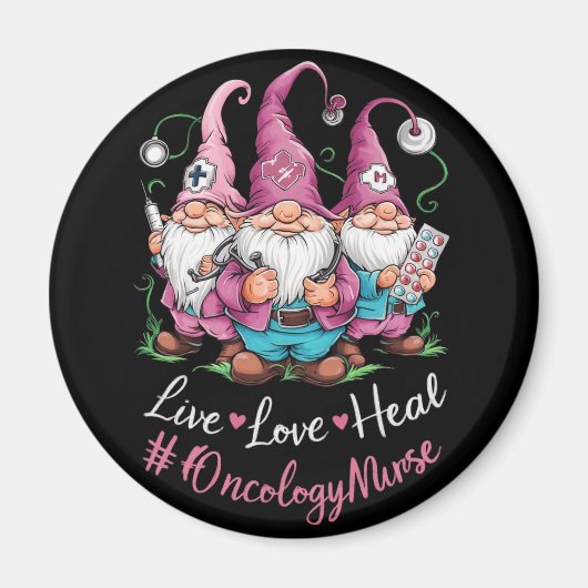 Aimant Infirmière en oncologie (2) (Devant)