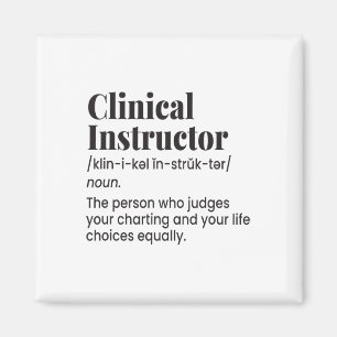 Aimant Infirmière enseignante instructrice clinique Défin