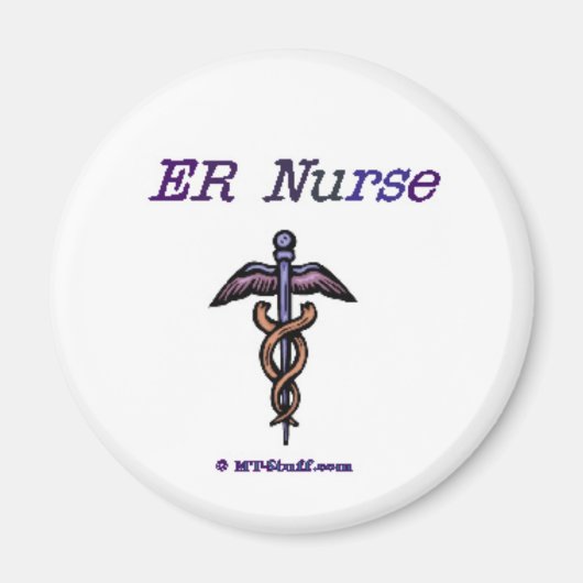 Aimant infirmière ER Caduceus (Devant)