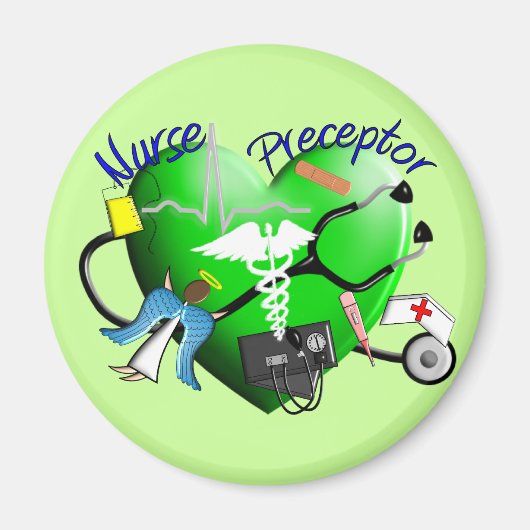 Aimant Infirmière et précepteur cadeaux (Devant)