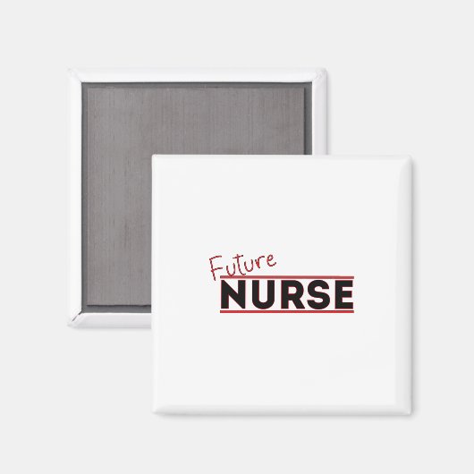Aimant Infirmière future (Recto/Verso)