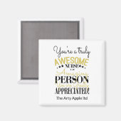 Aimant infirmière géniale, semaine infirmière (Recto/Verso)