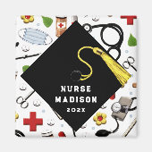 Aimant Infirmière Grad Congrats (Devant)