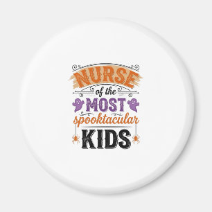 Aimant Infirmière Halloween Spooktacular Enfants Design V