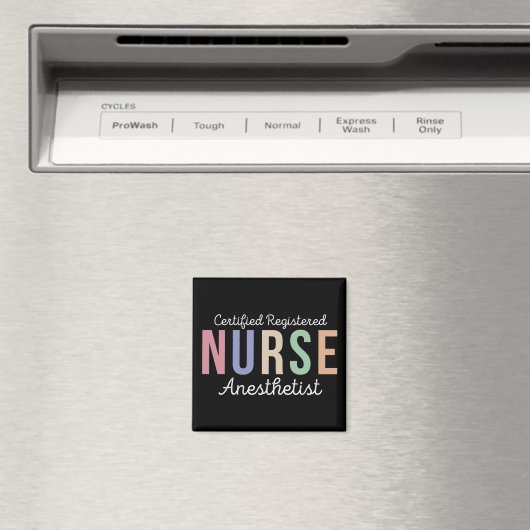 Aimant Infirmière inscrite certifiée Anesthetist CRNA (In Situ (Lave-vaisselle))