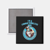 Aimant Infirmière Invalidité Apprentissage Pour Femmes In (Recto/Verso)