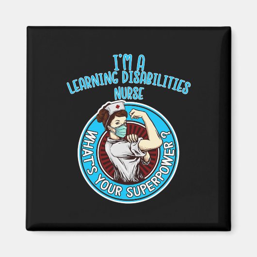 Aimant Infirmière Invalidité Apprentissage Pour Femmes In (Devant)