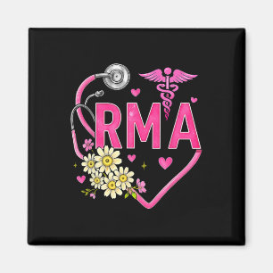 Aimant Infirmière Mois du cancer du sein Rma Médicale ins