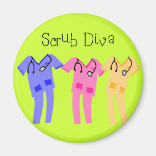 Aimant Infirmière ou Scub Médicale