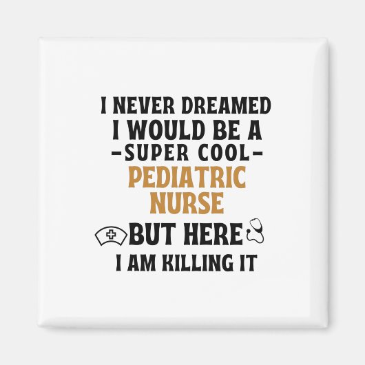 AIMANT INFIRMIÈRE PÉDIATRIQUE (Devant)