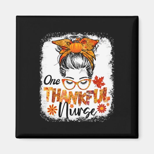 Aimant infirmière remerciante pour les femmes tombent inf (Devant)