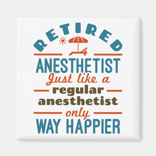 Aimant Infirmière retraitée Anesthetist CRNA beaucoup plu (Devant)