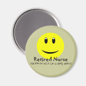 Aimant Infirmière retraitée BONNE DANSE (Recto/Verso)