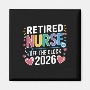 Aimant Infirmière retraitée hors service 2026 École d'inf