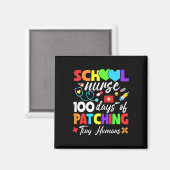 Aimant Infirmière Scolaire 100 Jours De Patching Tiny Hum (Recto/Verso)