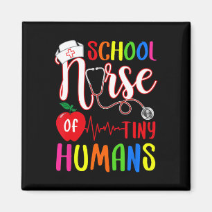 Aimant Infirmière scolaire de petits humains Infirmière B