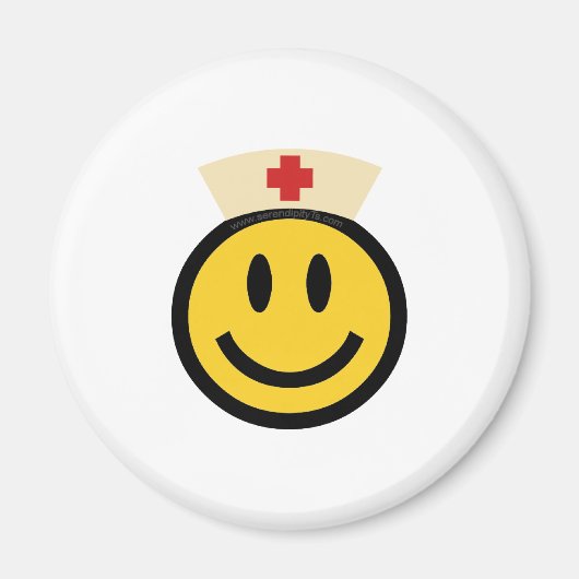 Aimant Infirmière Sourire (Devant)