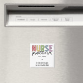 Aimant Infirmière sur mesure Praticien NP Infirmière dipl (In Situ (Lave-vaisselle))
