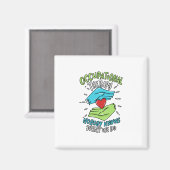 Aimant Infirmière-thérapeute (Recto/Verso)